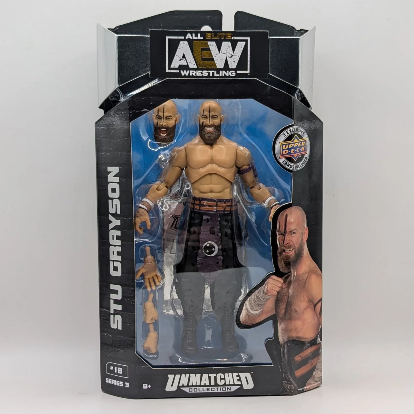 2022 AEW Jazwares Unmatched Collection Series 3 #18 Stu Grayson