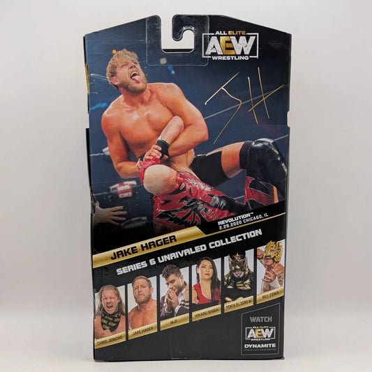 2021 AEW Jazwares Unrivaled Collection Series 6 #46 Jake Hager