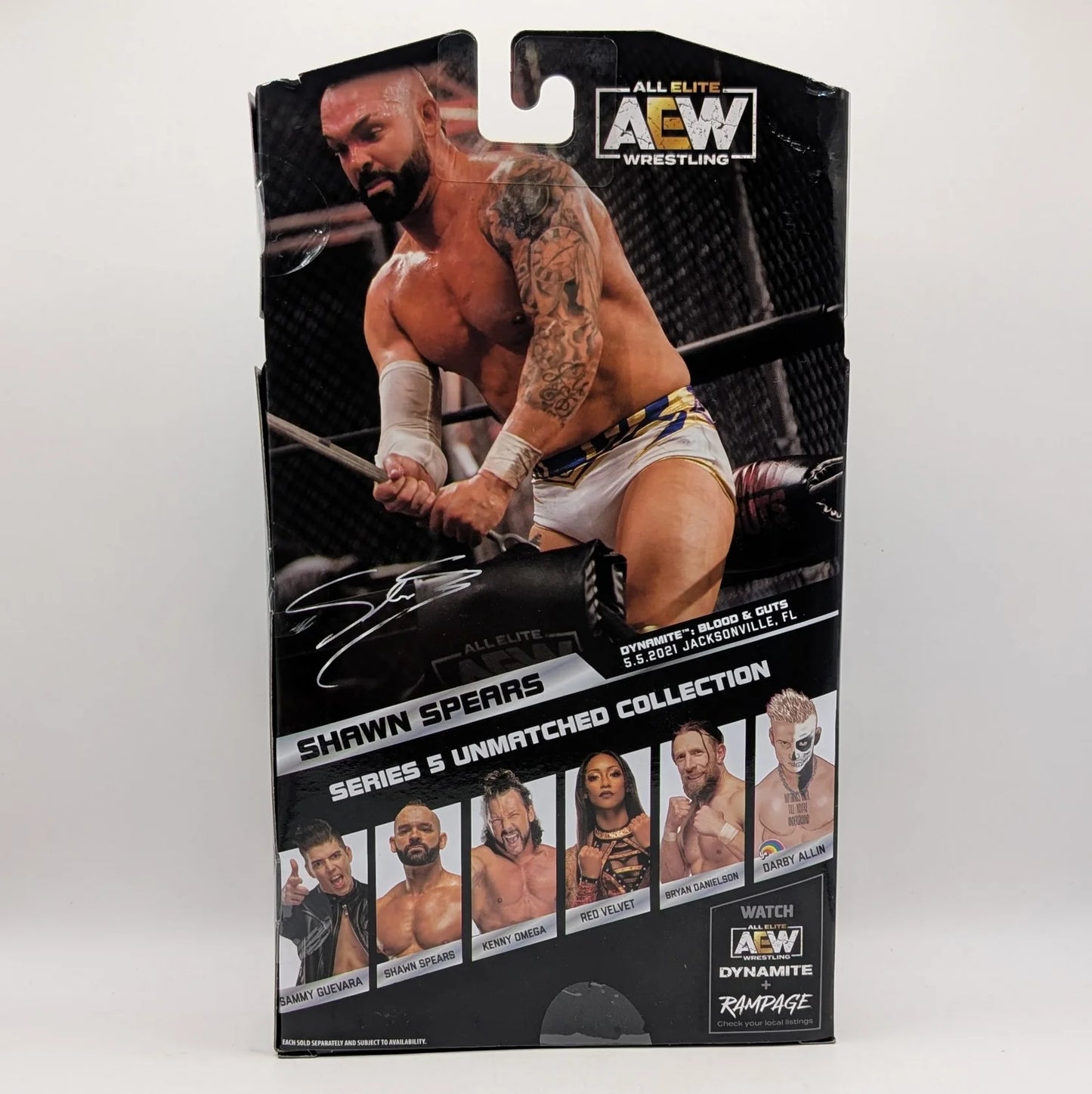 2022 AEW Jazwares Unmatched Collection Series 5 #35 Shawn Spears