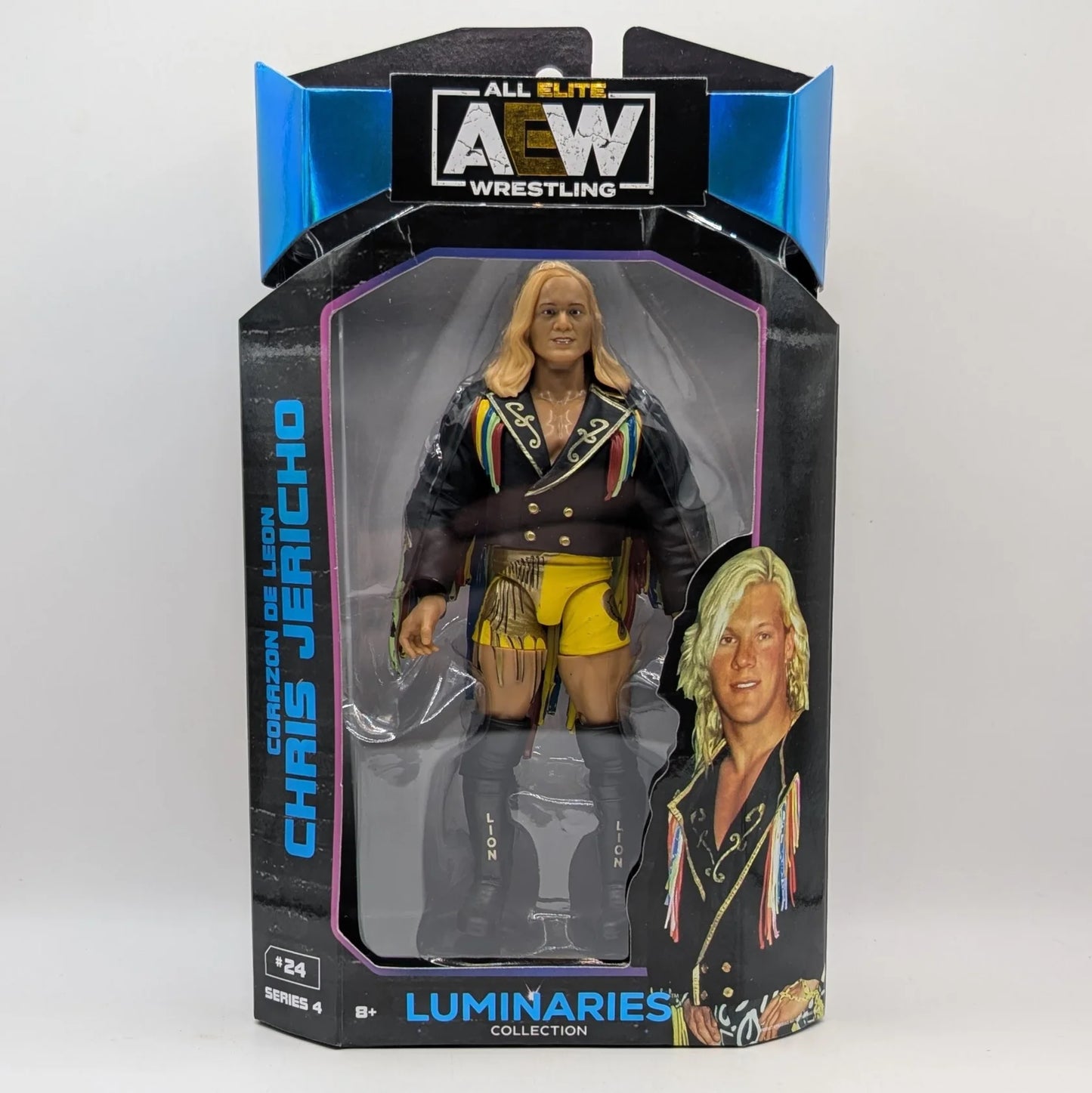 2022 AEW Jazwares Unmatched Collection Series 4 #24 "Corazon de Leon" Chris Jericho [Luminaries Collection]