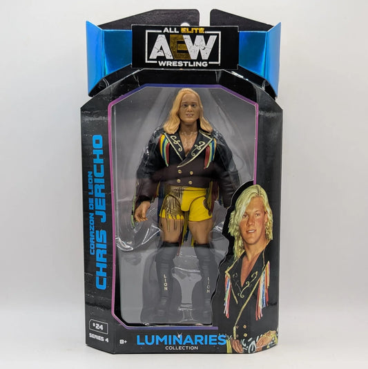 2022 AEW Jazwares Unmatched Collection Series 4 #24 "Corazon de Leon" Chris Jericho [Luminaries Collection]