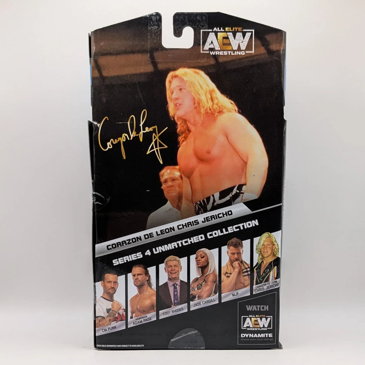 2022 AEW Jazwares Unmatched Collection Series 4 #24 "Corazon de Leon" Chris Jericho [Luminaries Collection]