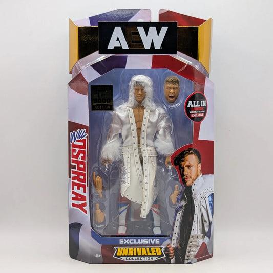 2025 AEW Jazwares Unrivaled Collection All In Exclusive Will Ospreay