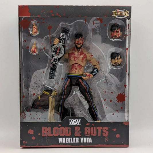 2023 AEW Jazwares Unrivaled Collection Ringside Exclusive #137 "Blood & Guts: Forged in Combat" Wheeler Yuta