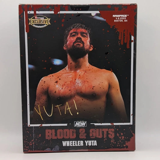 2023 AEW Jazwares Unrivaled Collection Ringside Exclusive #137 "Blood & Guts: Forged in Combat" Wheeler Yuta