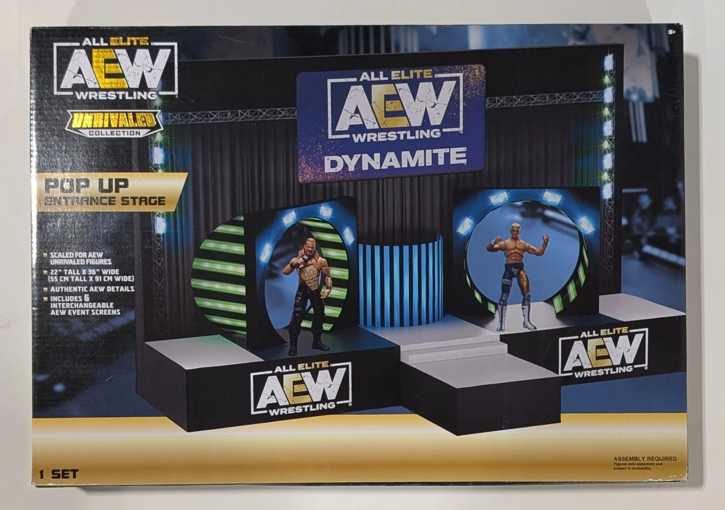 2022 AEW Jazwares Unrivaled Collection Pop Up Entrance Stage