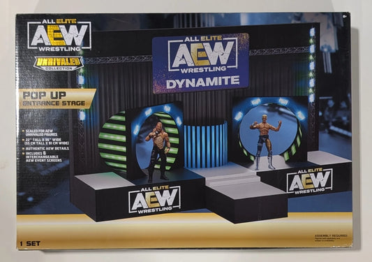 2022 AEW Jazwares Unrivaled Collection Pop Up Entrance Stage