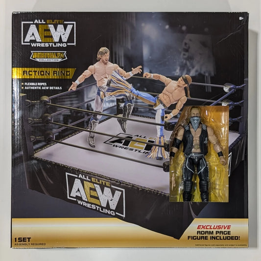 2021 AEW Jazwares Unrivaled Collection Action Ring with Exclusive Adam Page Figure Included! [Exclusive]