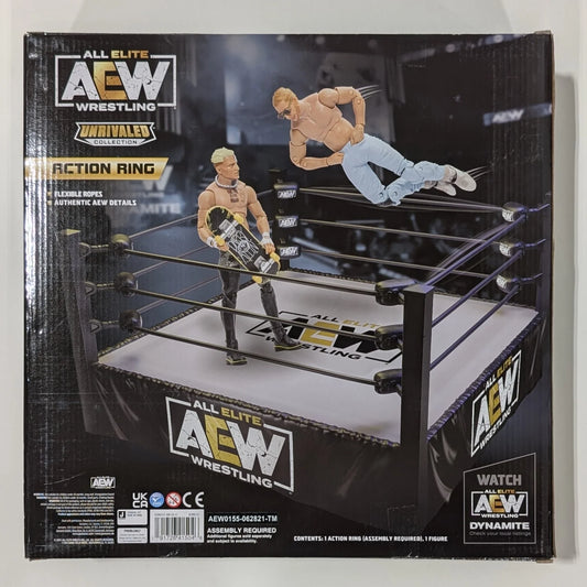 2021 AEW Jazwares Unrivaled Collection Action Ring with Exclusive Adam Page Figure Included! [Exclusive]