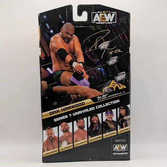 2021 AEW Jazwares Unrivaled Collection Series 7 #54 Dax Harwood