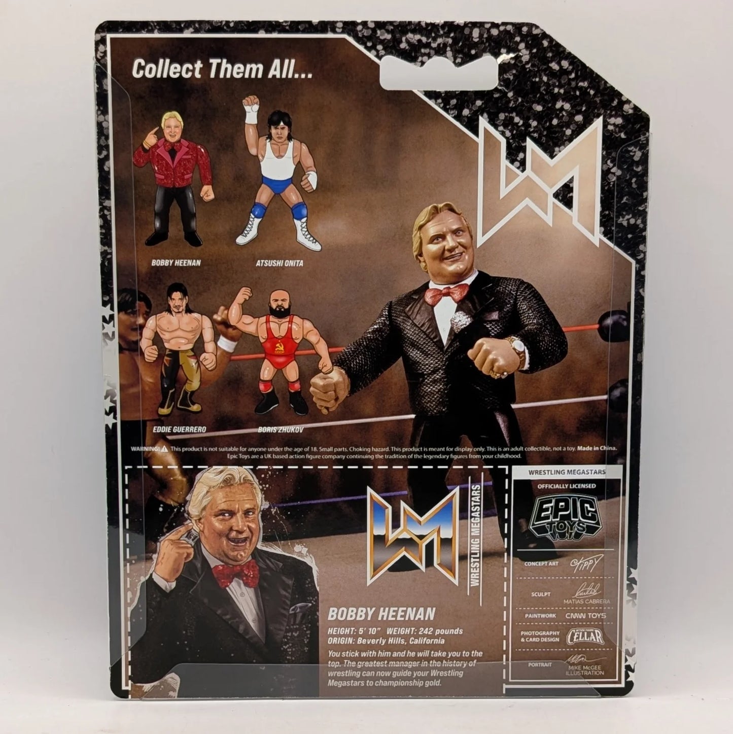 2024 Epic Toys Wrestling Megastars Bobby "The Brain" Heenan [Variant]