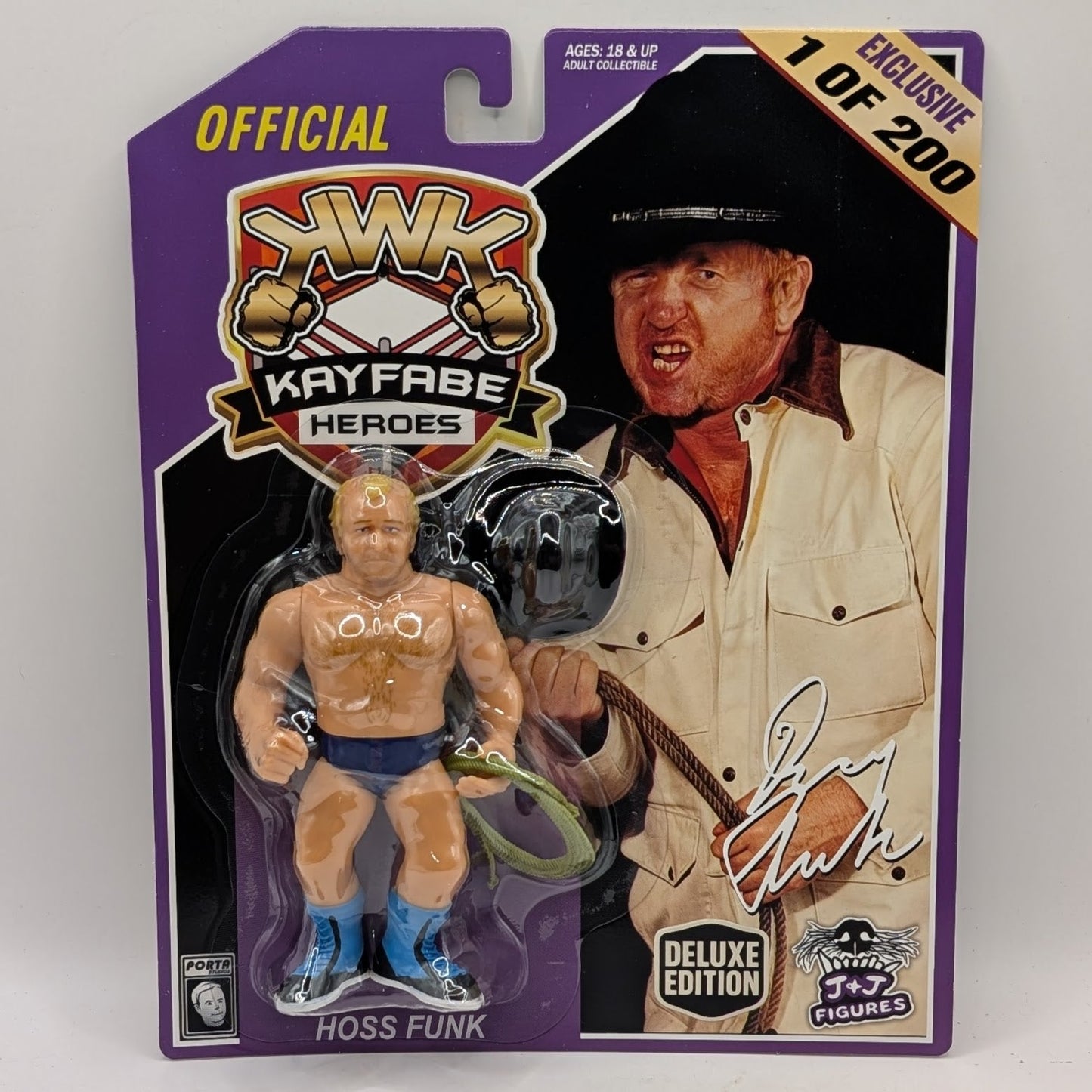 2026 KWK Kayfabe Heroes Deluxe Edition Hoss Funk [Exclusive]
