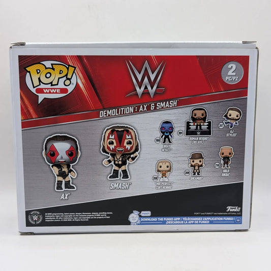 2026 WWE Funko POP! Vinyls 2-Pack Demolition: Ax & Smash