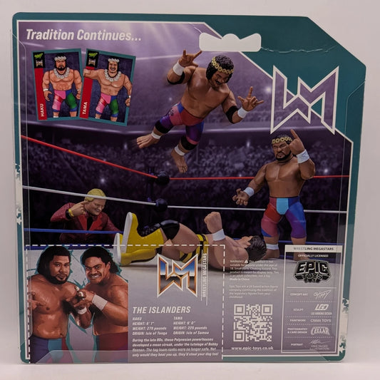 2026 Epic Toys Wrestling Megastars Islanders 2-Pack: Haku & Tonga Kid