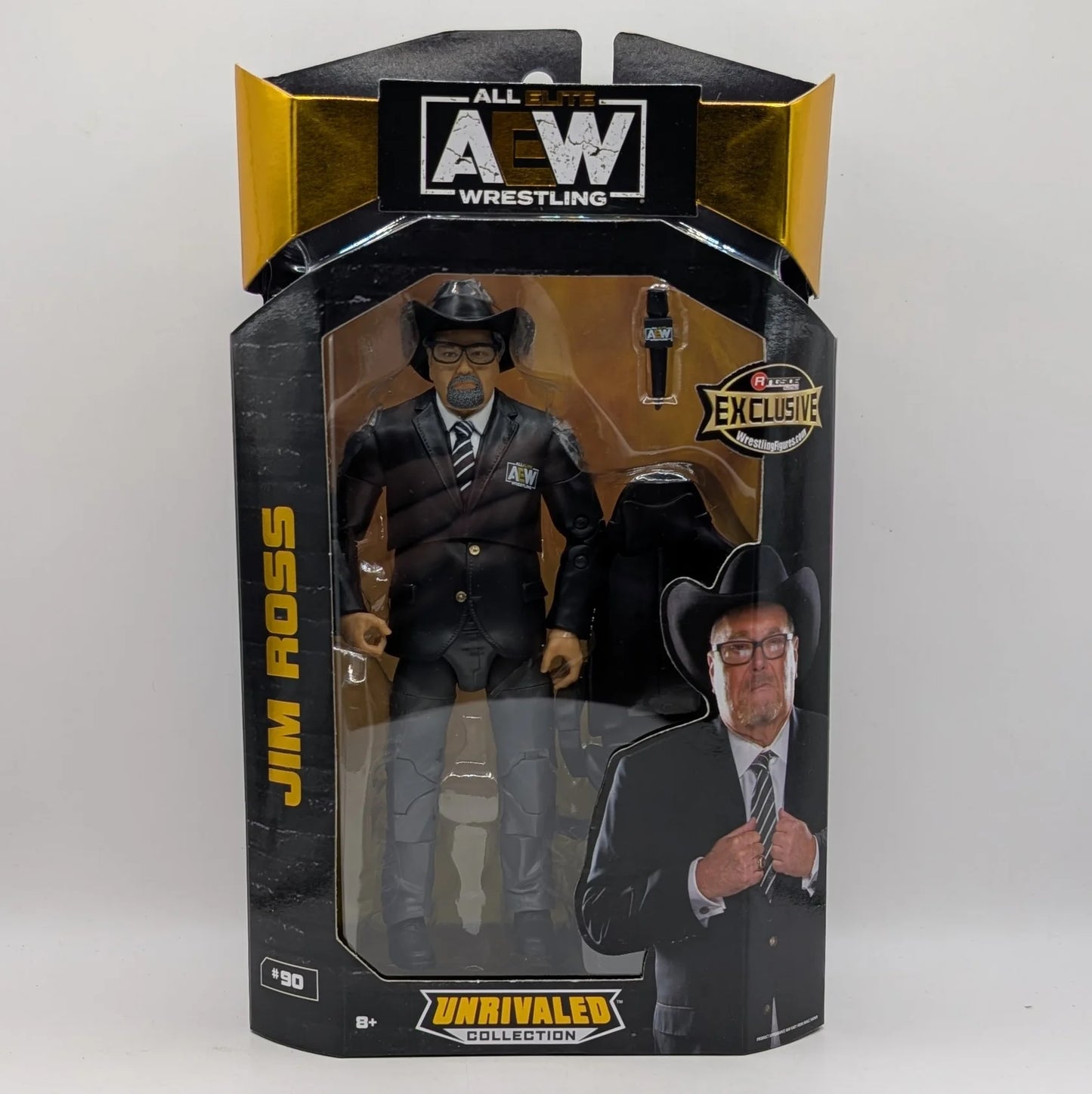 2022 AEW Jazwares Unrivaled Collection Ringside Exclusive #90 Jim Ross