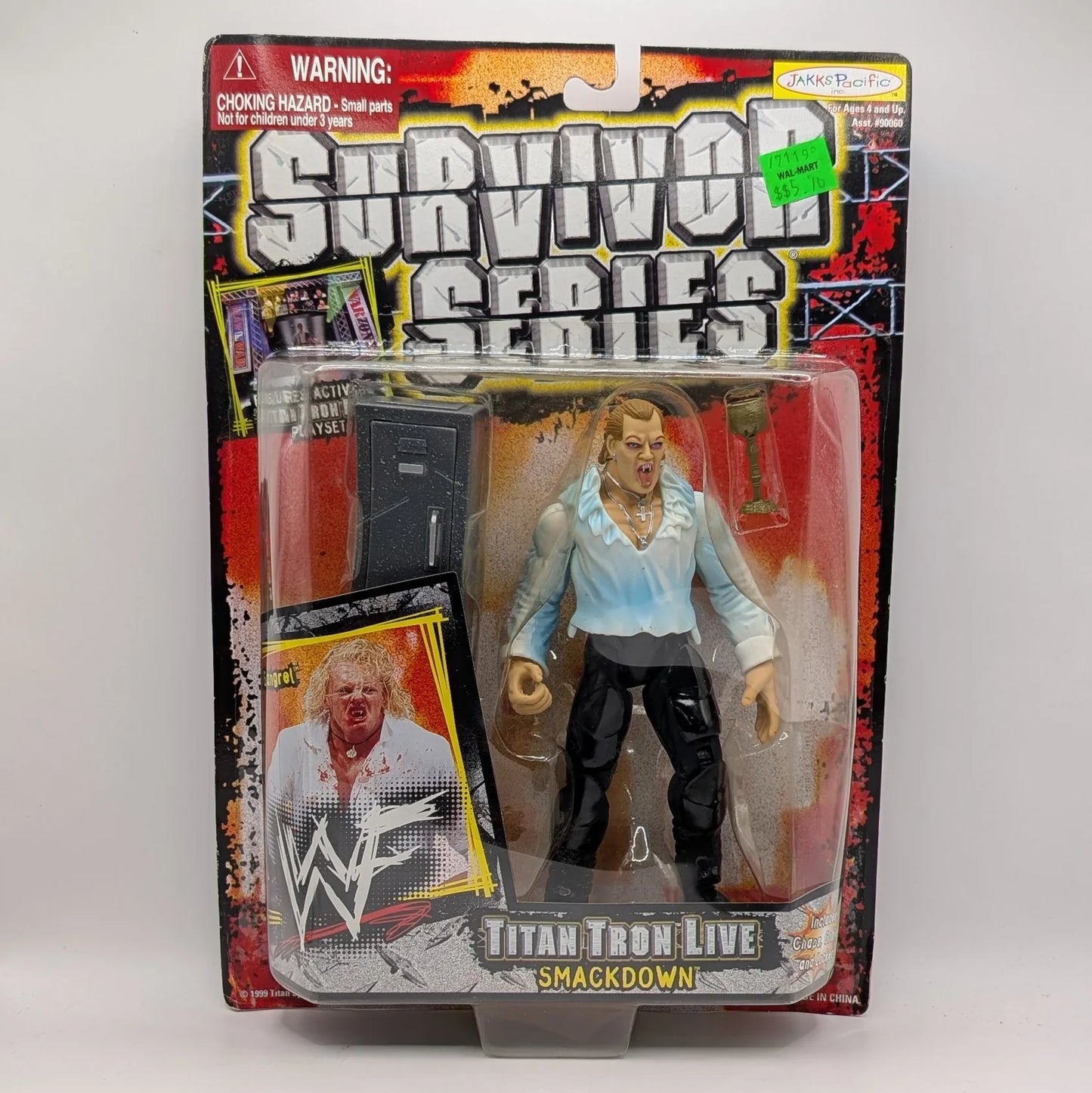 1999 WWF Jakks Pacific Titantron Live Smackdown Series 1 Gangrel