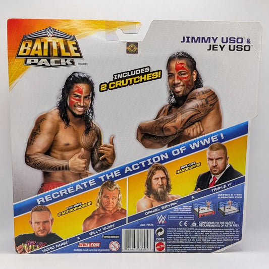 2015 WWE Mattel Basic Battle Packs Series 32 Jimmy Uso & Jey Uso