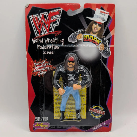 1998 WWF Just Toys Bend-Ems Series 9 X-Pac