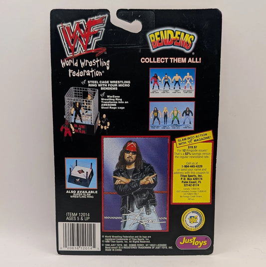1998 WWF Just Toys Bend-Ems Series 9 X-Pac