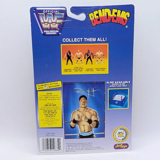 1997 WWF Just Toys Bend-Ems Series 5 Rocky Maivia