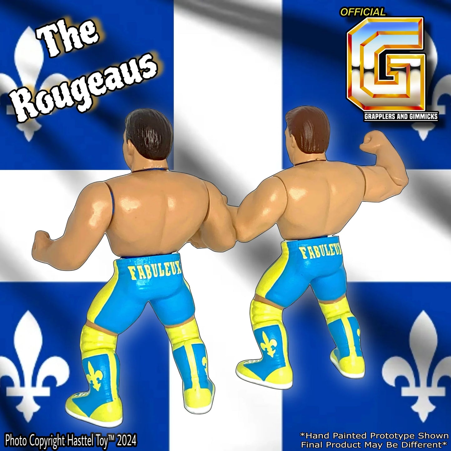 2024 Hasttel Toy Grapplers & Gimmicks Fabulous Rougeaus