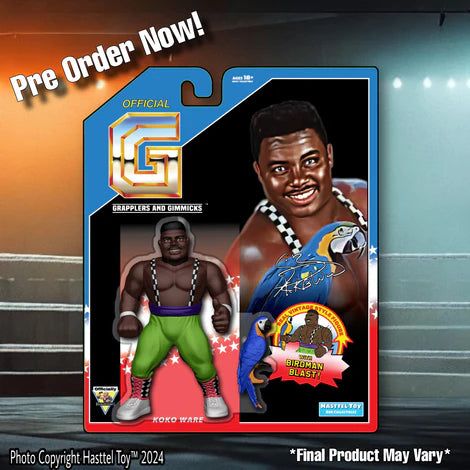2025 Hasttel Toy Grapplers & Gimmicks Koko Ware [Koko B. Ware