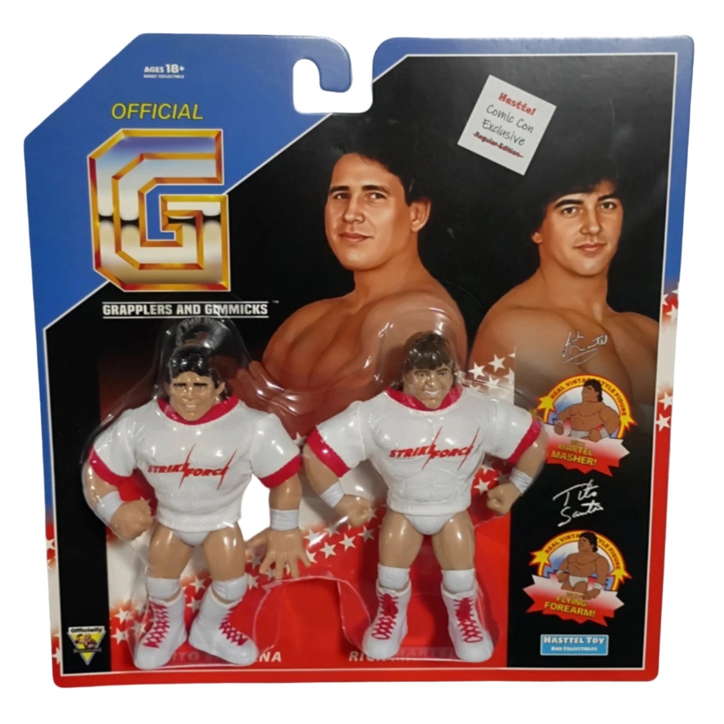 2025 Hasttel Toy Grapplers & Gimmicks Strike Force 2-Pack: Tito Santana & Rick Martel [Exclusive]