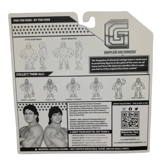 2025 Hasttel Toy Grapplers & Gimmicks Strike Force 2-Pack: Tito Santana & Rick Martel