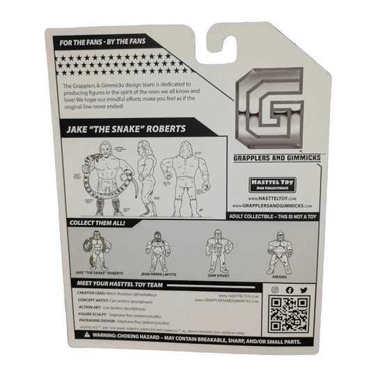 2025 Hasttel Toy Grapplers & Gimmicks Jake "The Snake" Roberts [Exclusive]