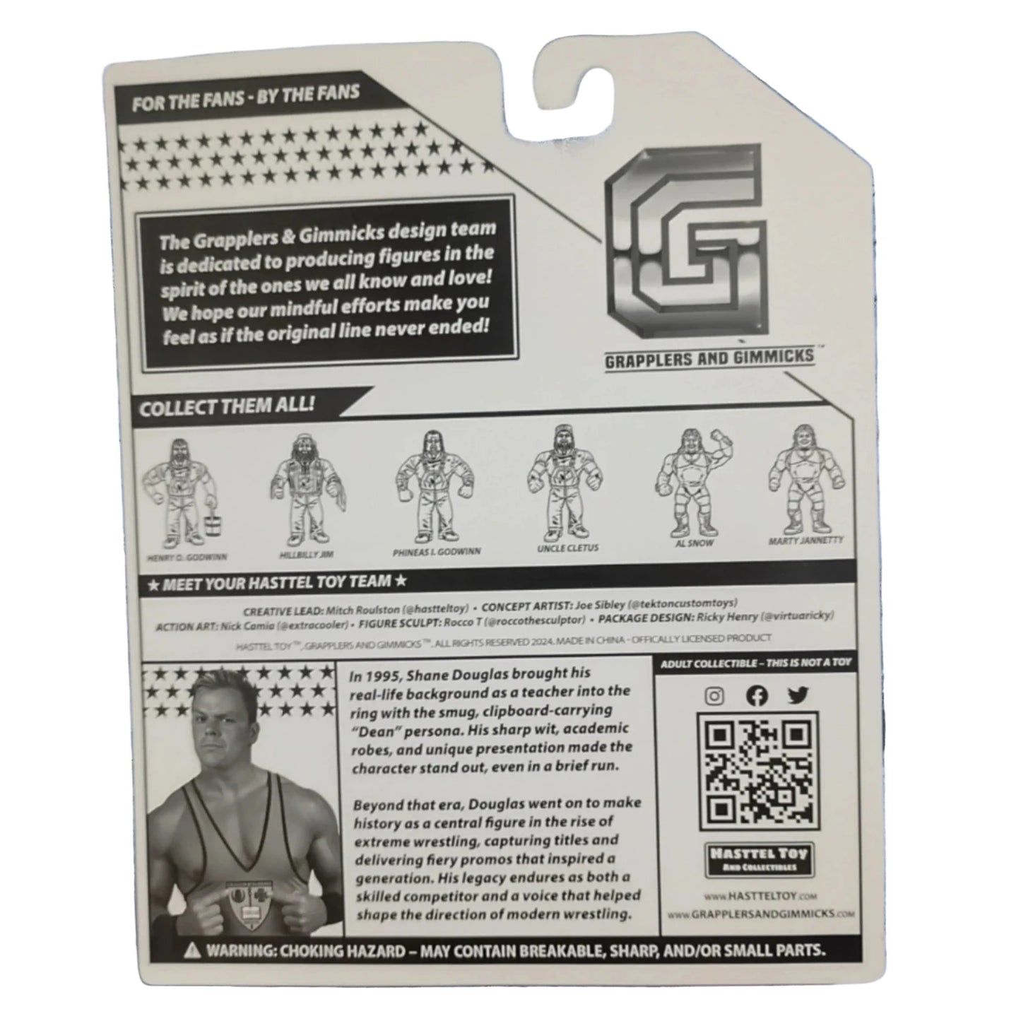 2025 Hasttel Toy Grapplers & Gimmicks Dean Douglas