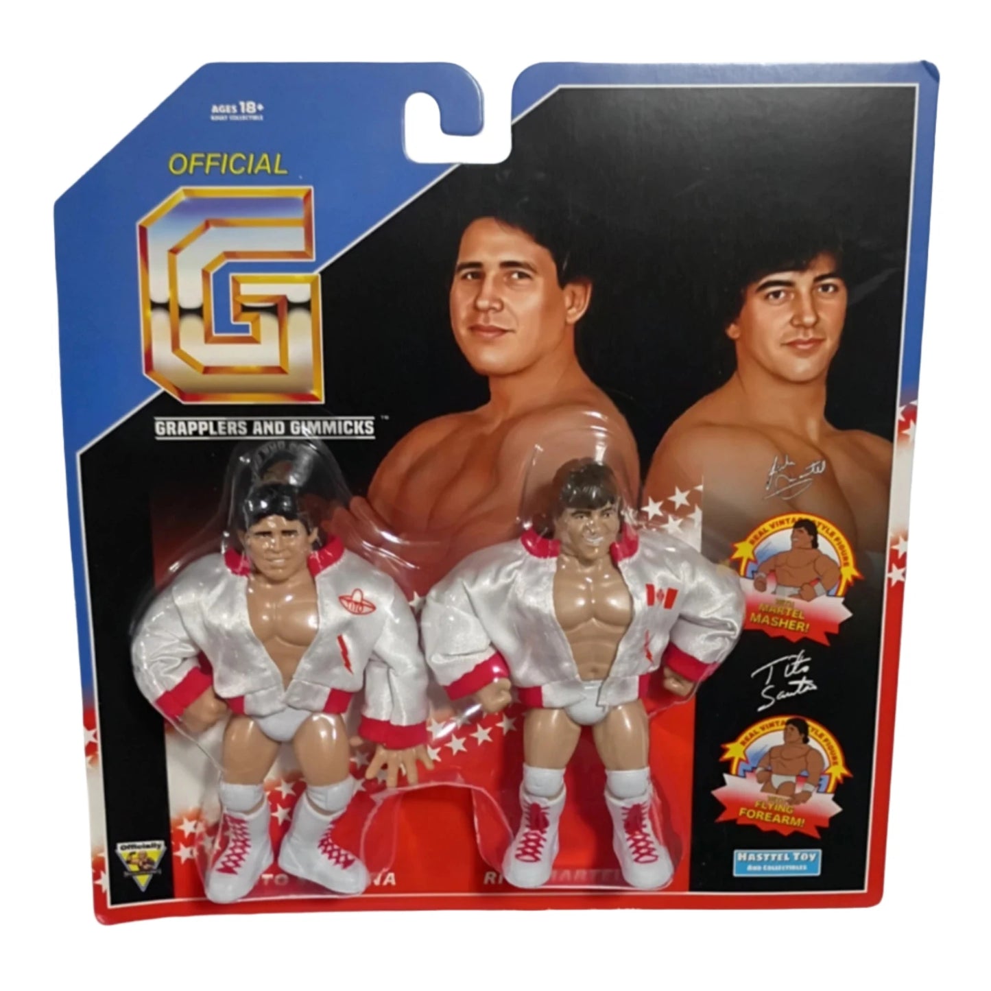 2025 Hasttel Toy Grapplers & Gimmicks Strike Force 2-Pack: Tito Santana & Rick Martel