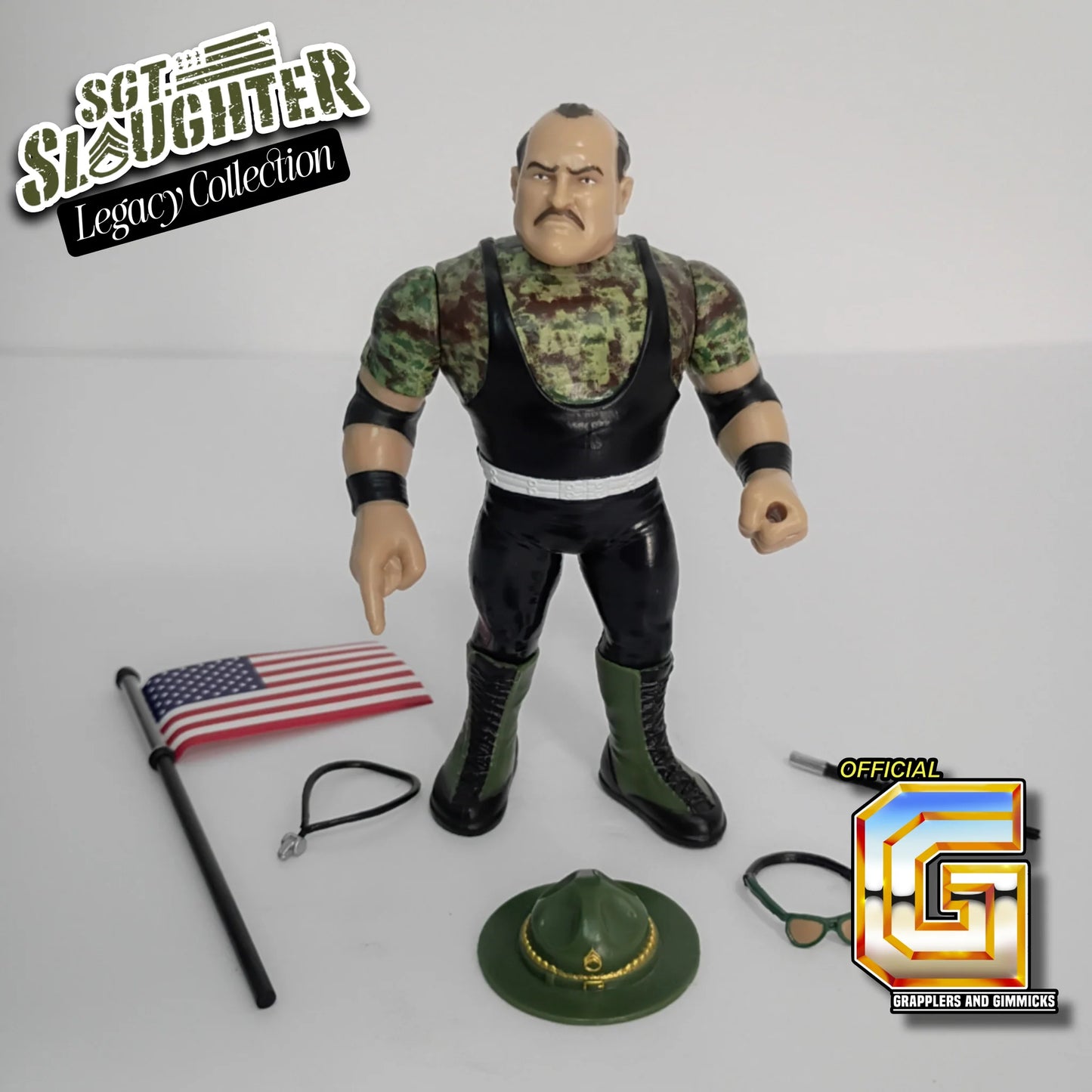2026 Hasttel Toy Grapplers & Gimmicks Legacy Collection Sgt. Slaughter [Face]