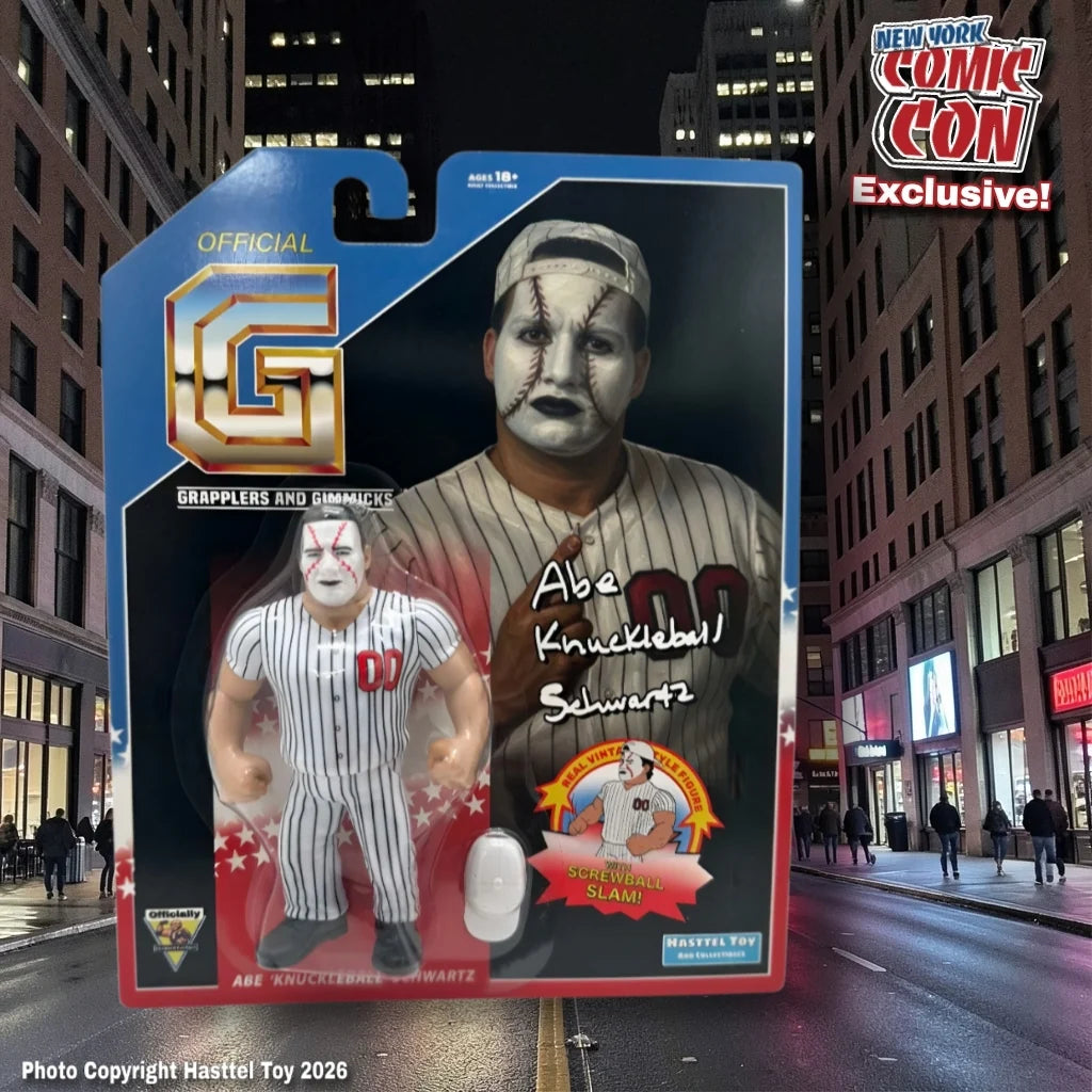 2026 Hasttel Toy Grapplers & Gimmicks Abe "Knuckleball" Schwartz