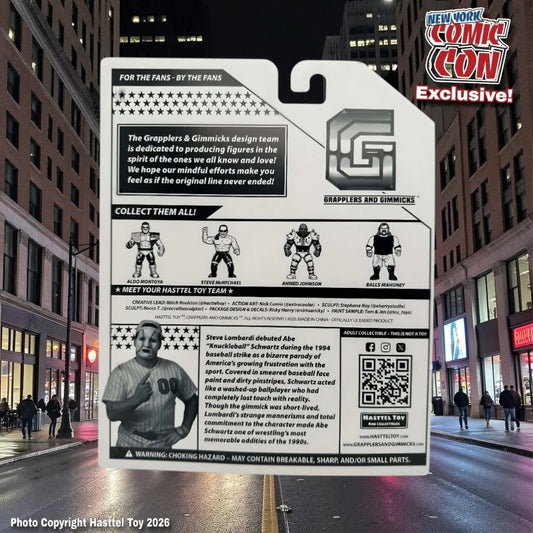 2026 Hasttel Toy Grapplers & Gimmicks Abe "Knuckleball" Schwartz