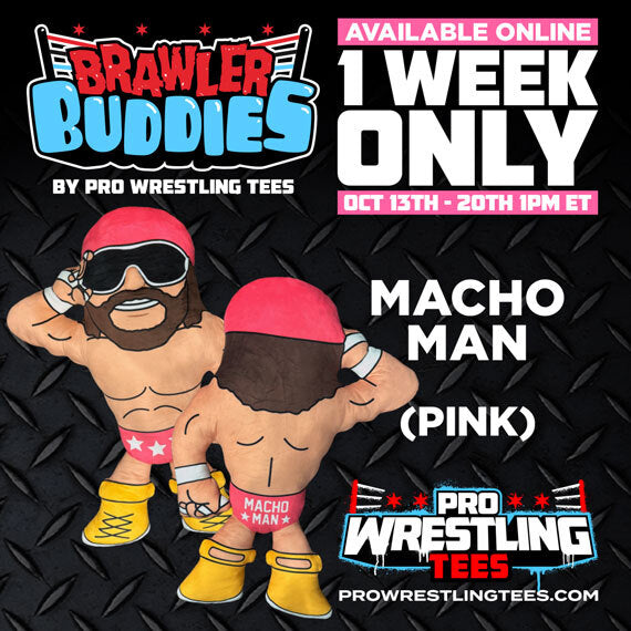 2023 Pro Wrestling Tees Brawler Buddies "Macho Man" Randy Savage [Pink]