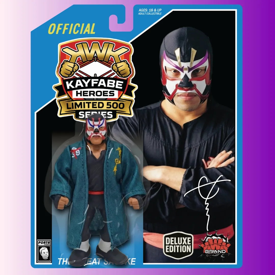 KWK Kayfabe Heroes Limited 500 Series Great Sasuke [Blue Robe]
