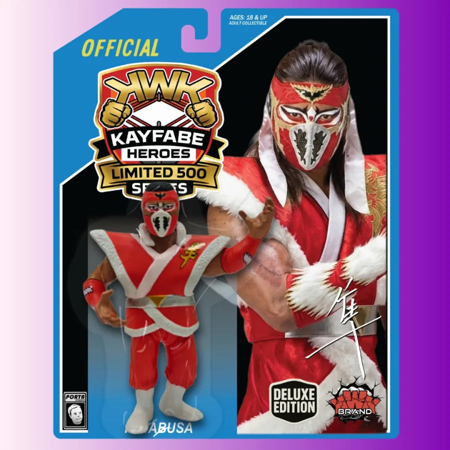 KWK Kayfabe Heroes Deluxe Edition Hayabusa [Red Gear]