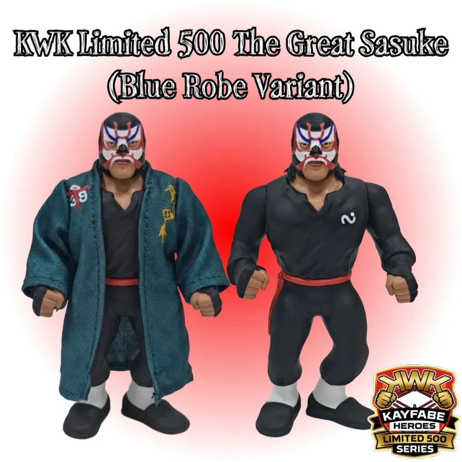 KWK Kayfabe Heroes Limited 500 Series Great Sasuke [Blue Robe]