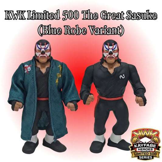 KWK Kayfabe Heroes Limited 500 Series Great Sasuke [Blue Robe]