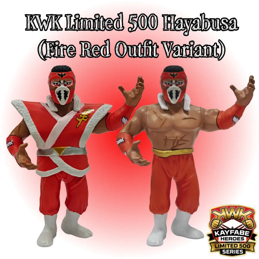 KWK Kayfabe Heroes Deluxe Edition Hayabusa [Red Gear]