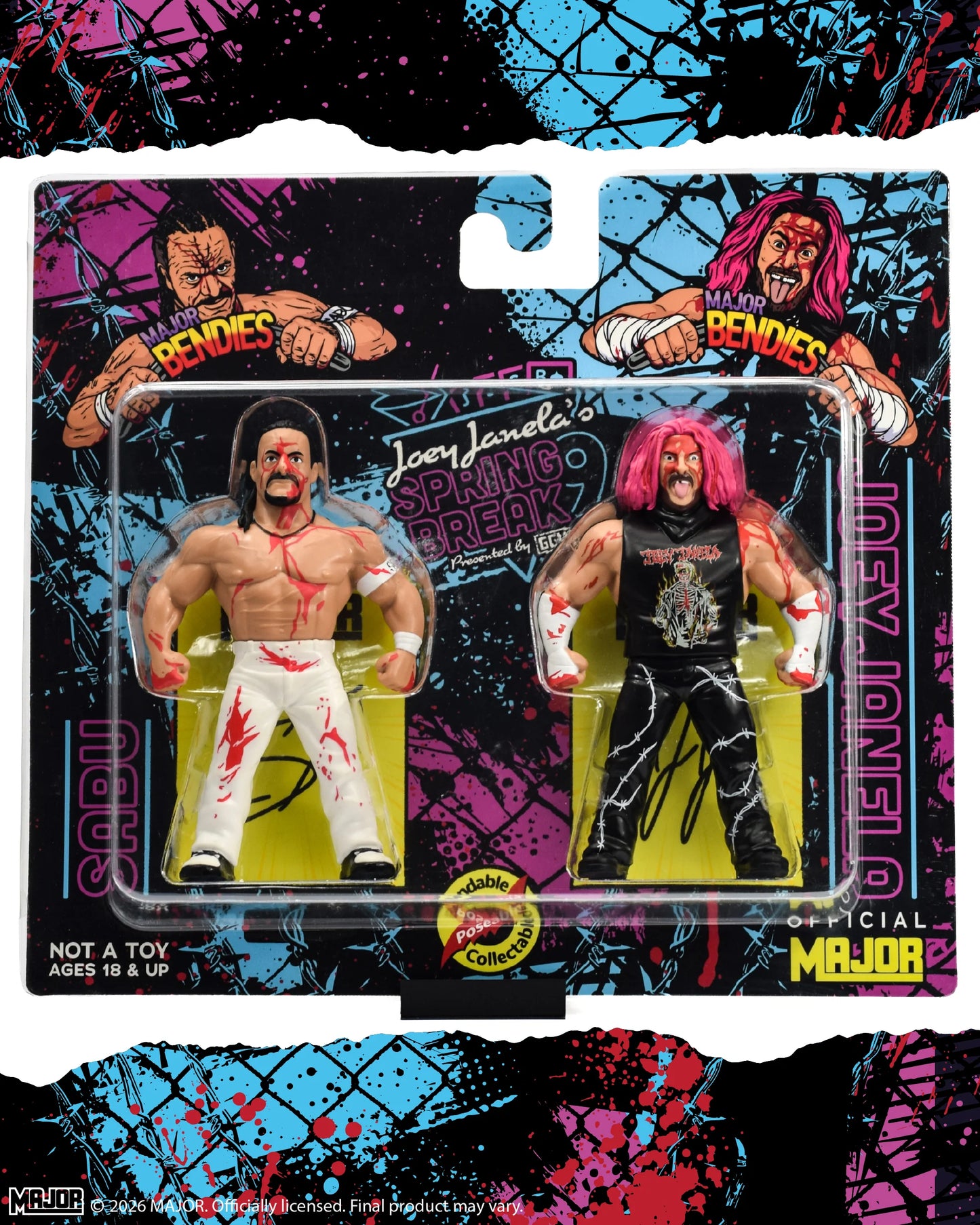 MAJOR Bendies 2-Pack: Sabu vs. Joey Janela