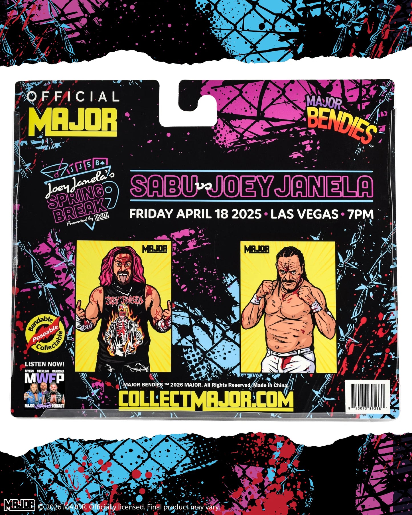 MAJOR Bendies 2-Pack: Sabu vs. Joey Janela