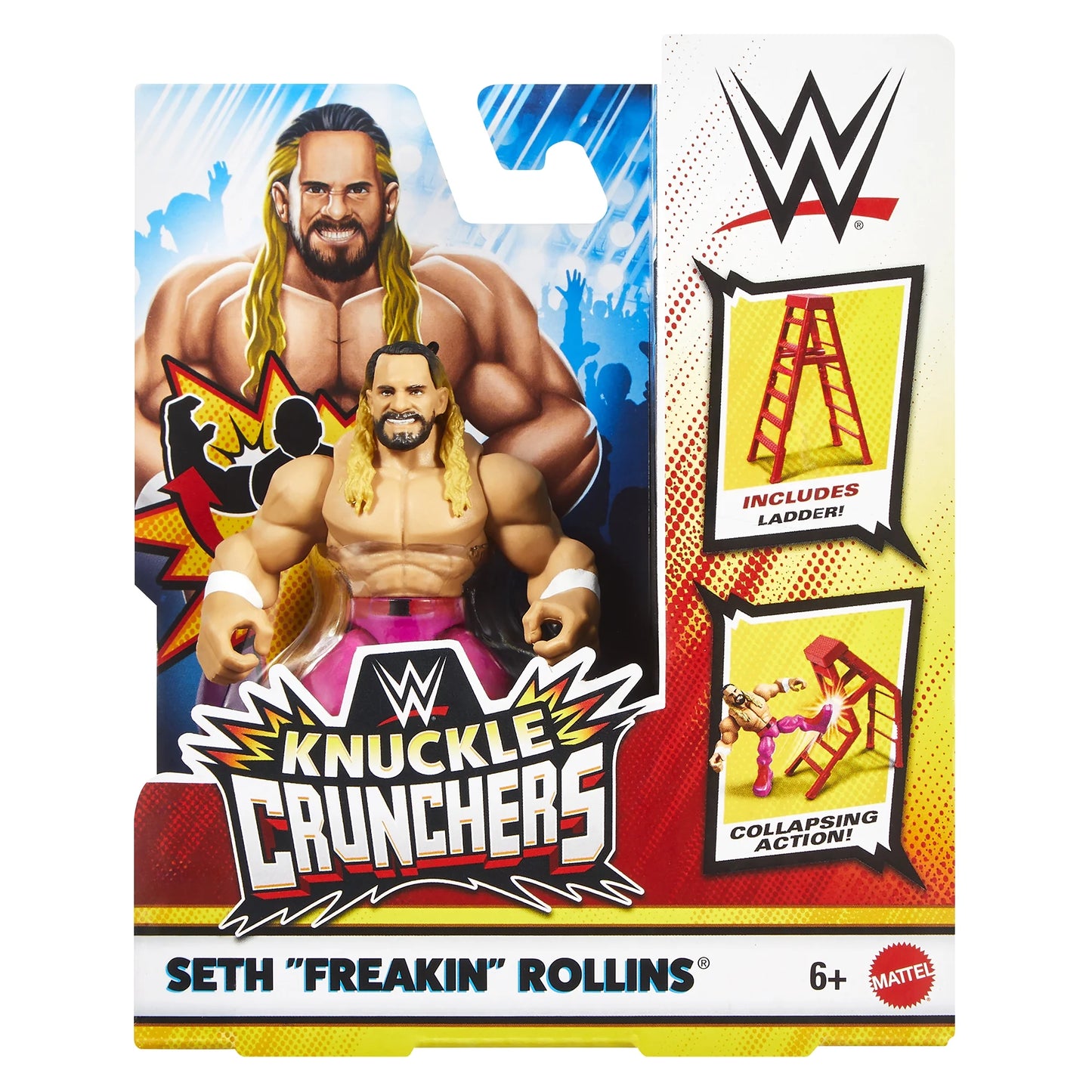 2024 WWE Mattel Knuckle Crunchers Series 4 Seth Rollins