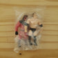 2002 WWE Bakery Crafts/Just Toys Cake Toppers/Micro Bend-Ems Kane & The Rock