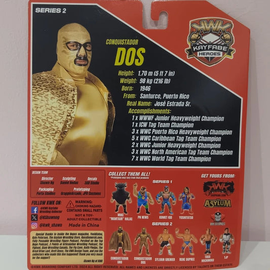 2024 KWK Kayfabe Heroes Series 2 Conquistador Dos [Variant A]