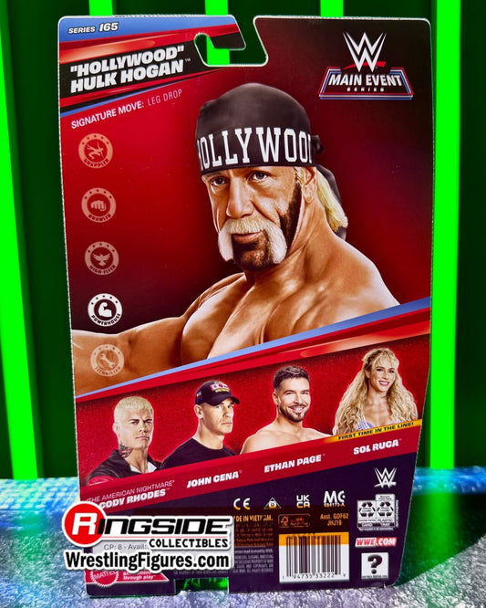 2026 WWE Mattel Main Event Series 165 "Hollywood" Hulk Hogan