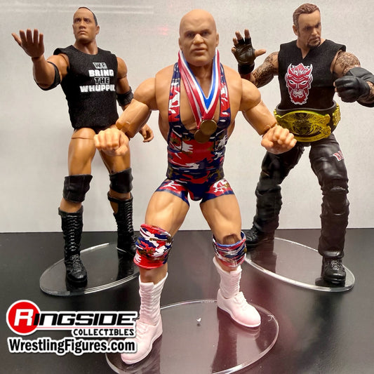WWE Mattel Elite Collection Ruthless Aggression 3-Pack: The Rock, Kurt Angle & Undertaker