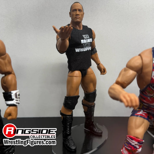 WWE Mattel Elite Collection Ruthless Aggression 3-Pack: The Rock, Kurt Angle & Undertaker