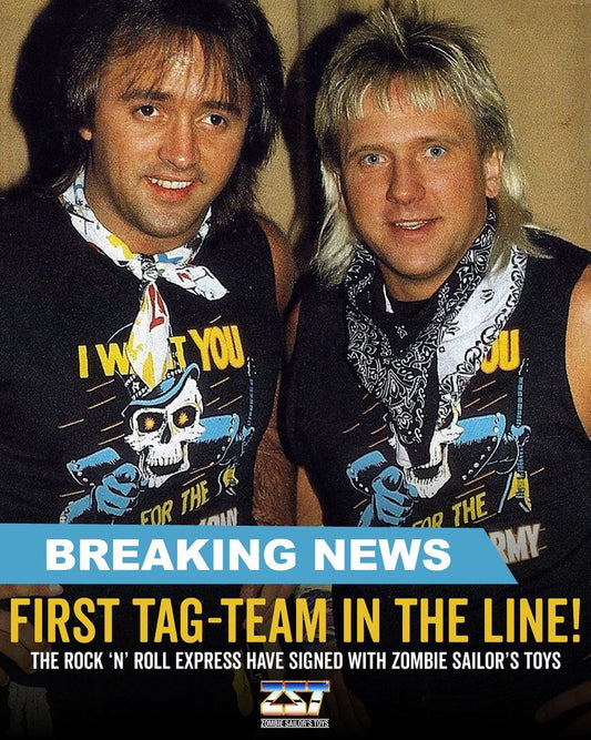Zombie Sailor's Toys Wrestling's Heels & Faces Rock & Roll Express: Ricky Morton & Robert Gibson