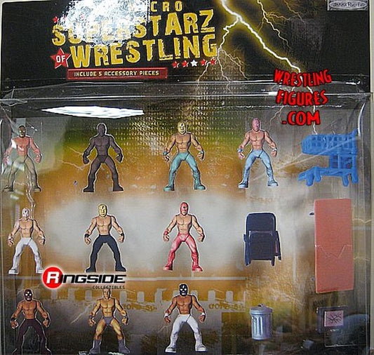 Unreleased Jakks Pacific Micro Superstarz of Wrestling 10-Pack